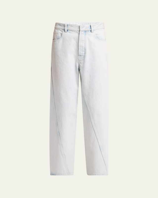 Twisted Seam Mid-Rise Jeans